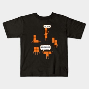 Brick Game Missing Piece Kids T-Shirt